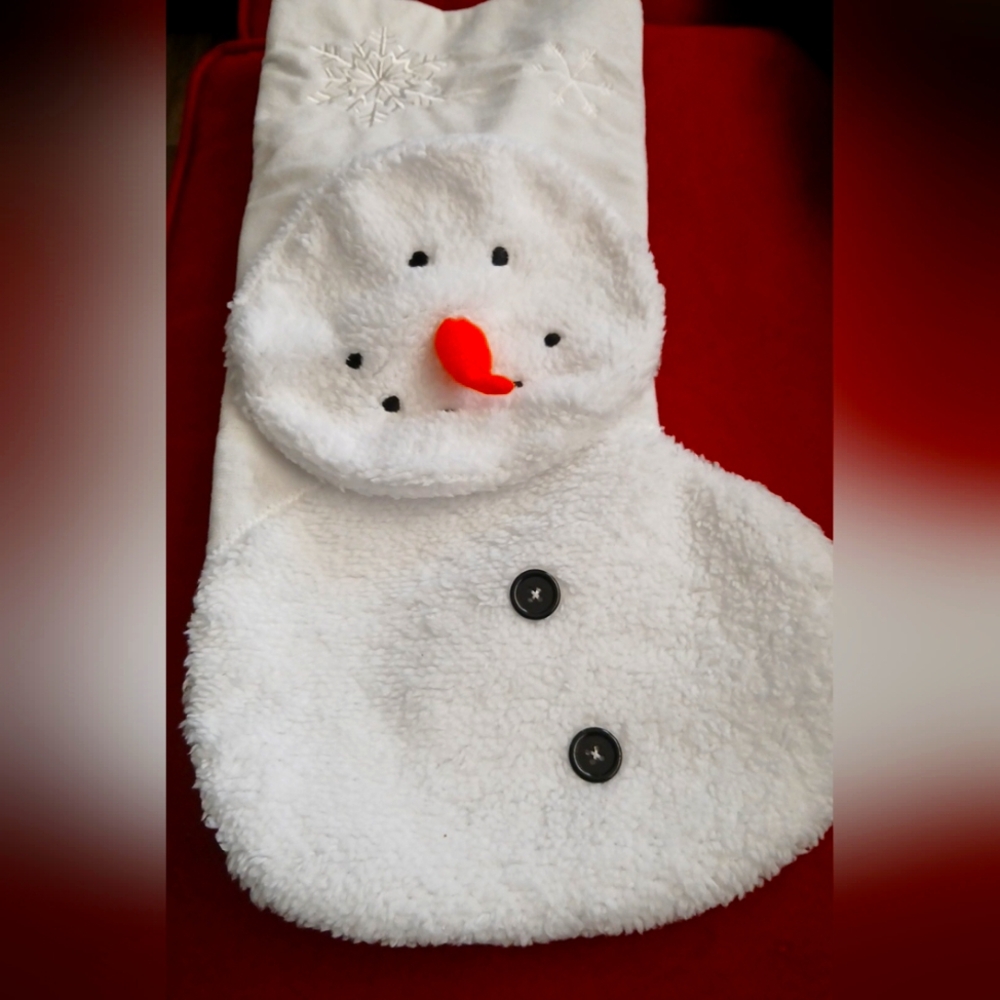 NWOT Snowman Christmas Stocking